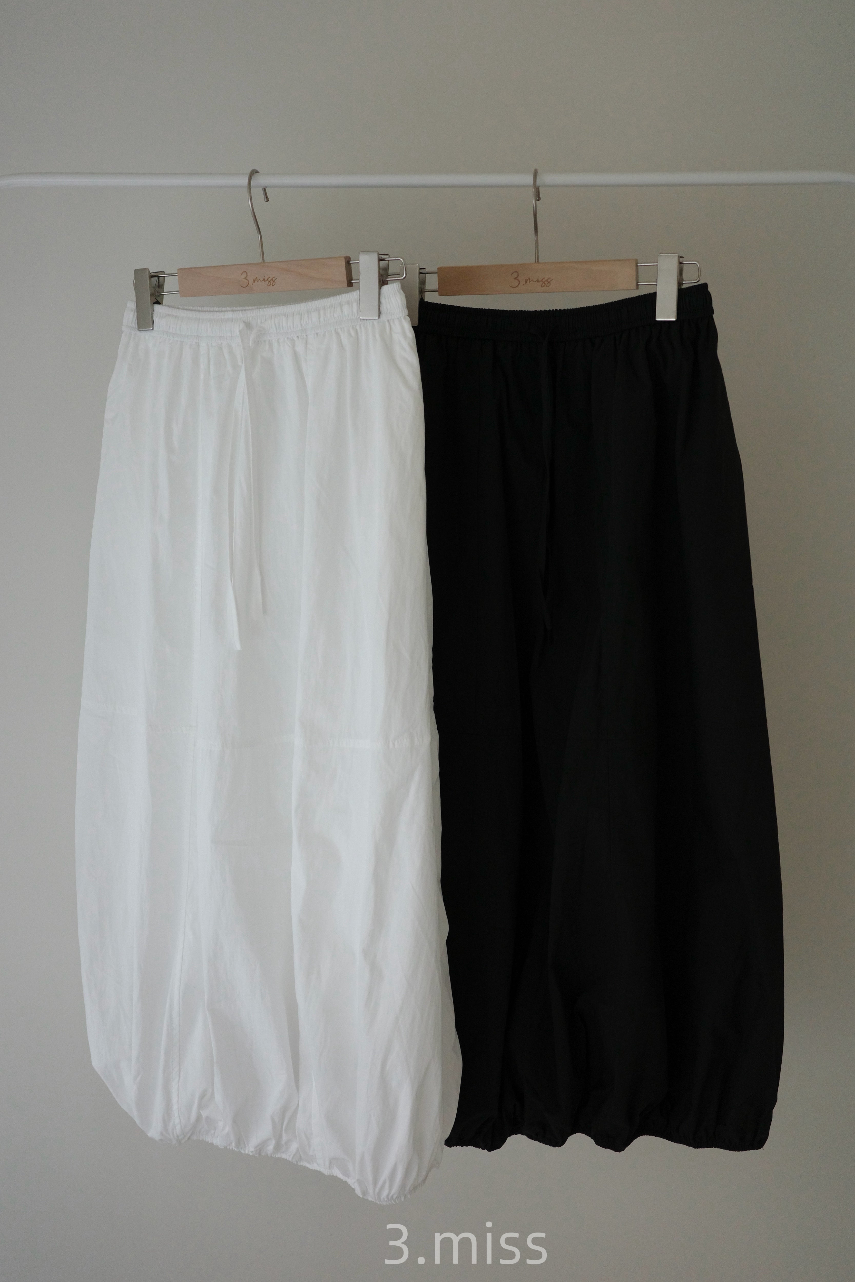 日系抽繩款氣球裙