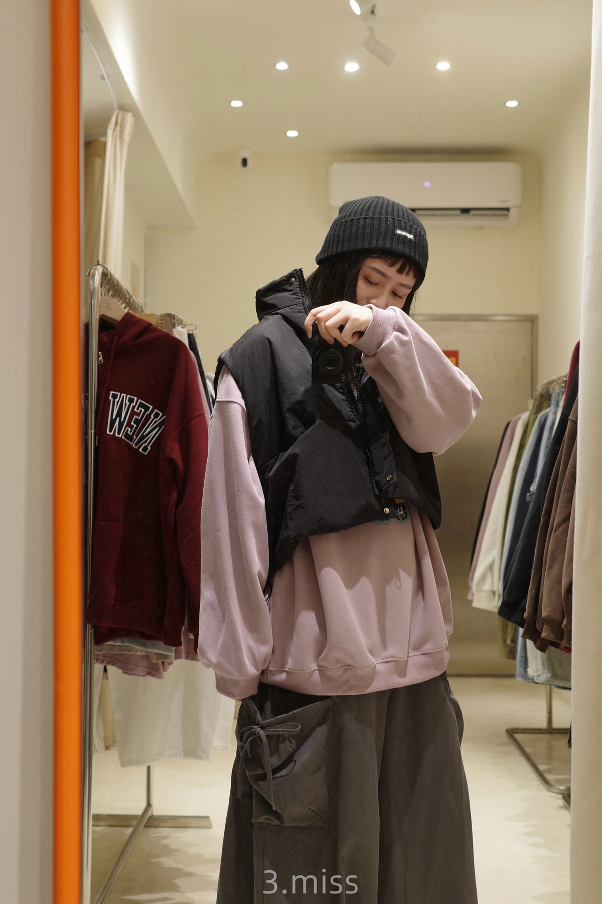 工裝抽繩背心