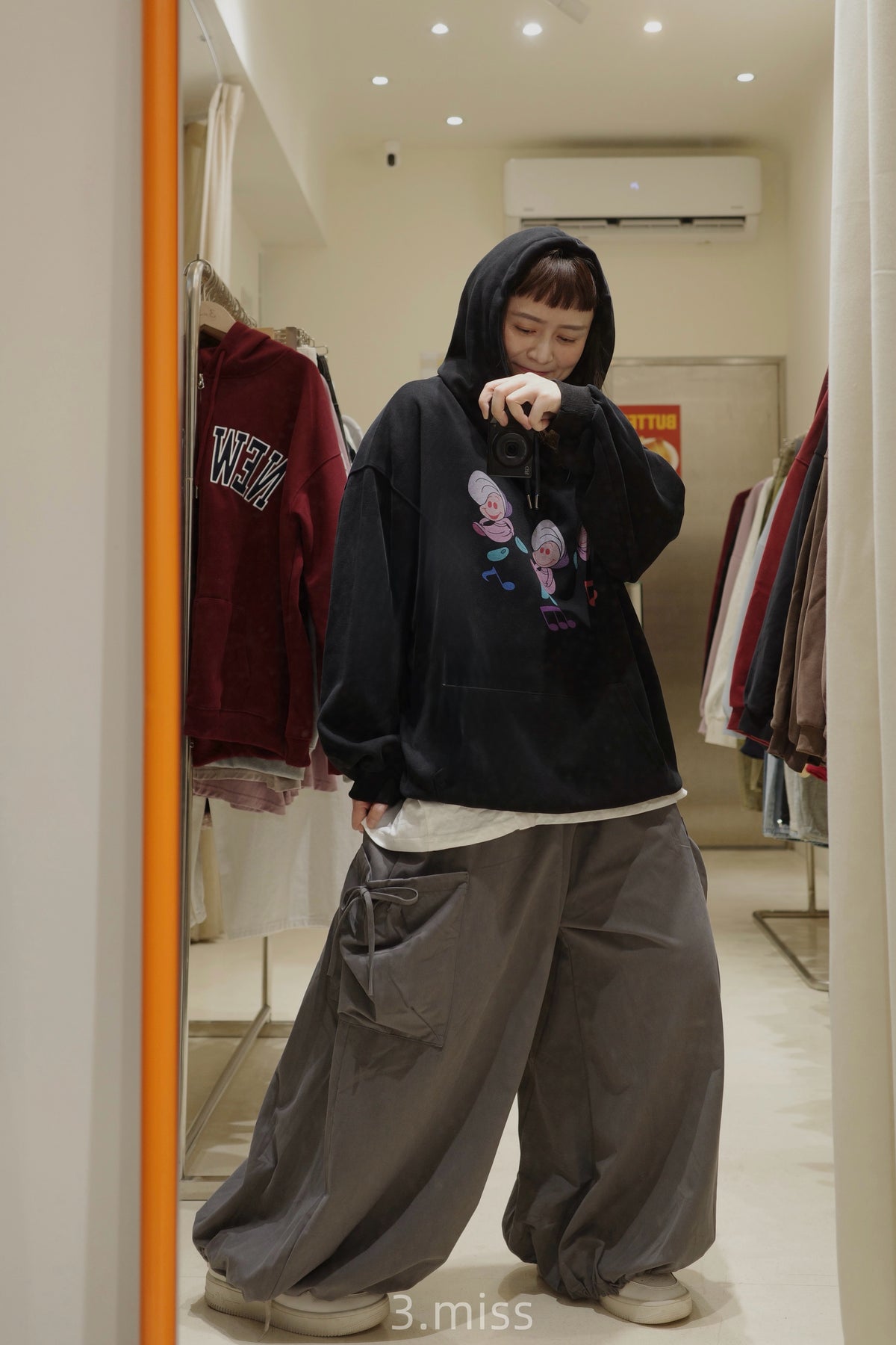 工裝寬褲