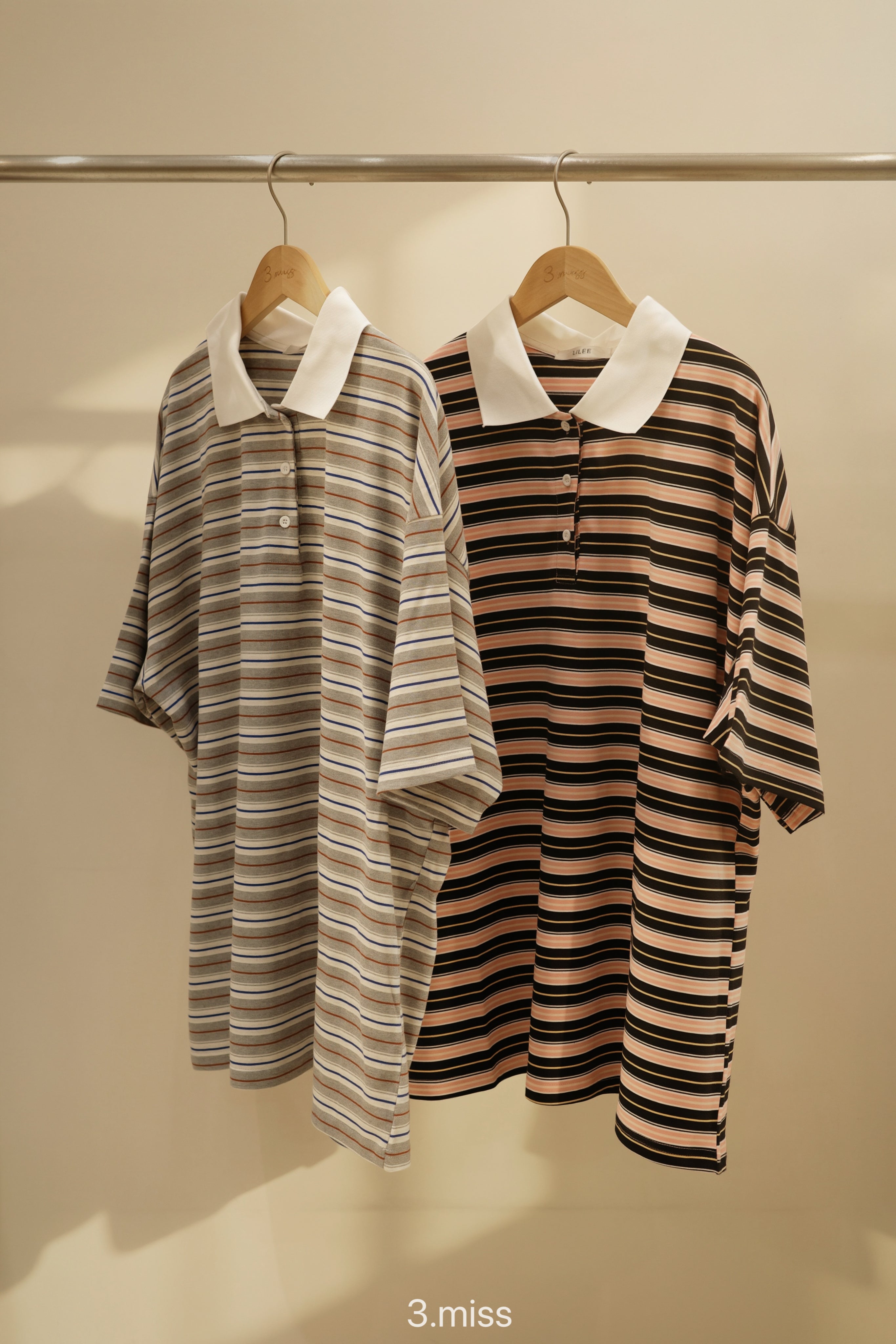 條紋polo