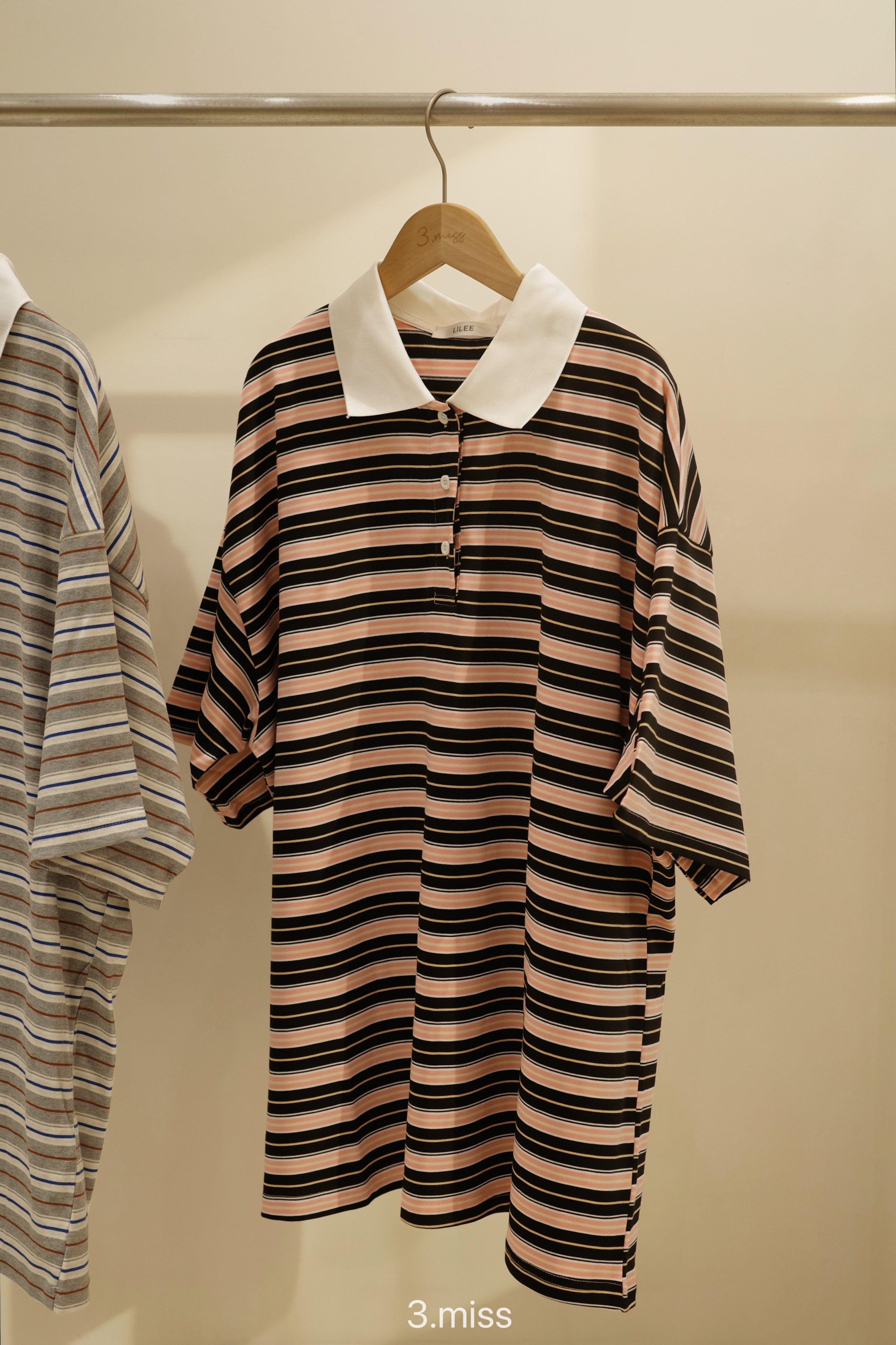 條紋polo