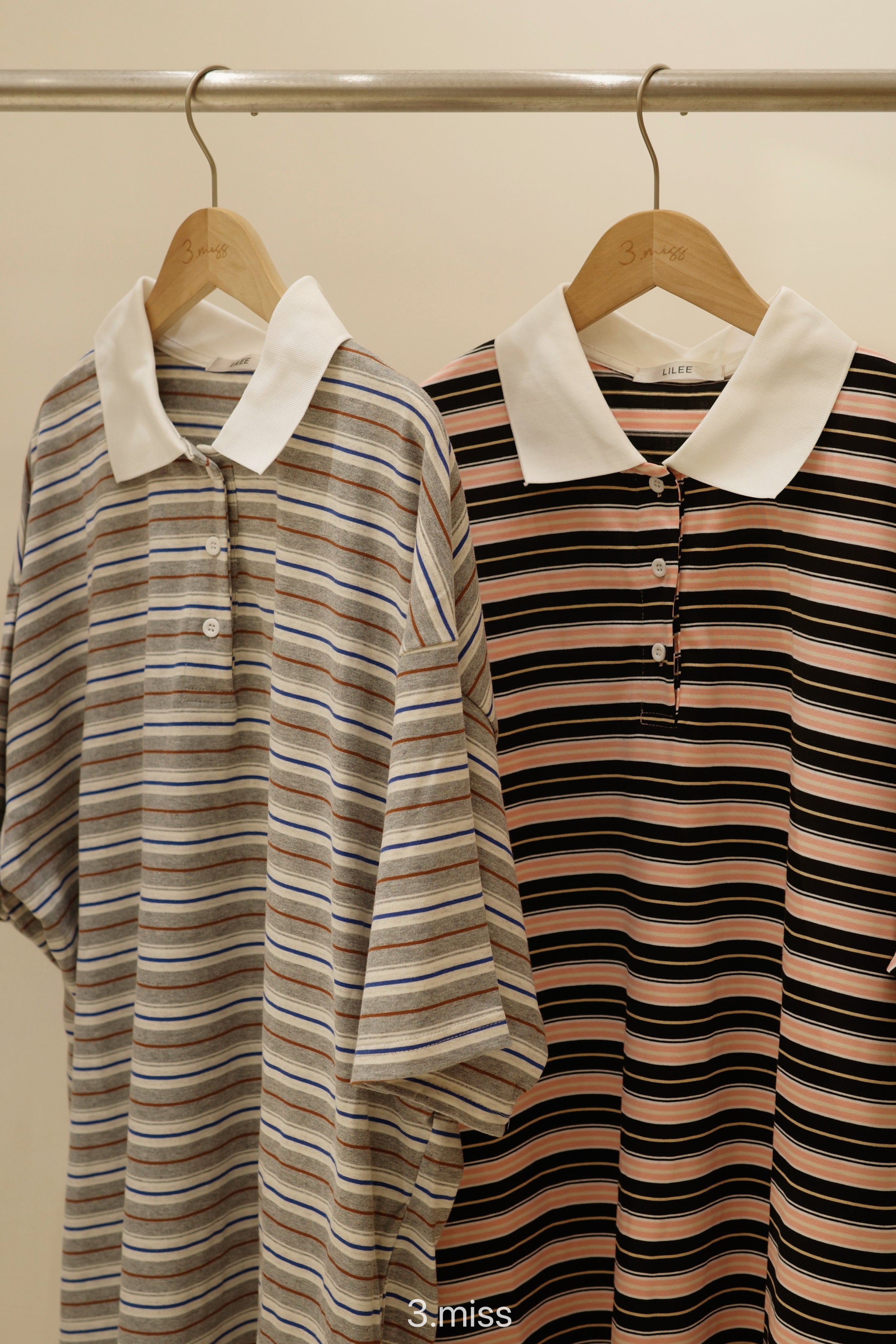 條紋polo