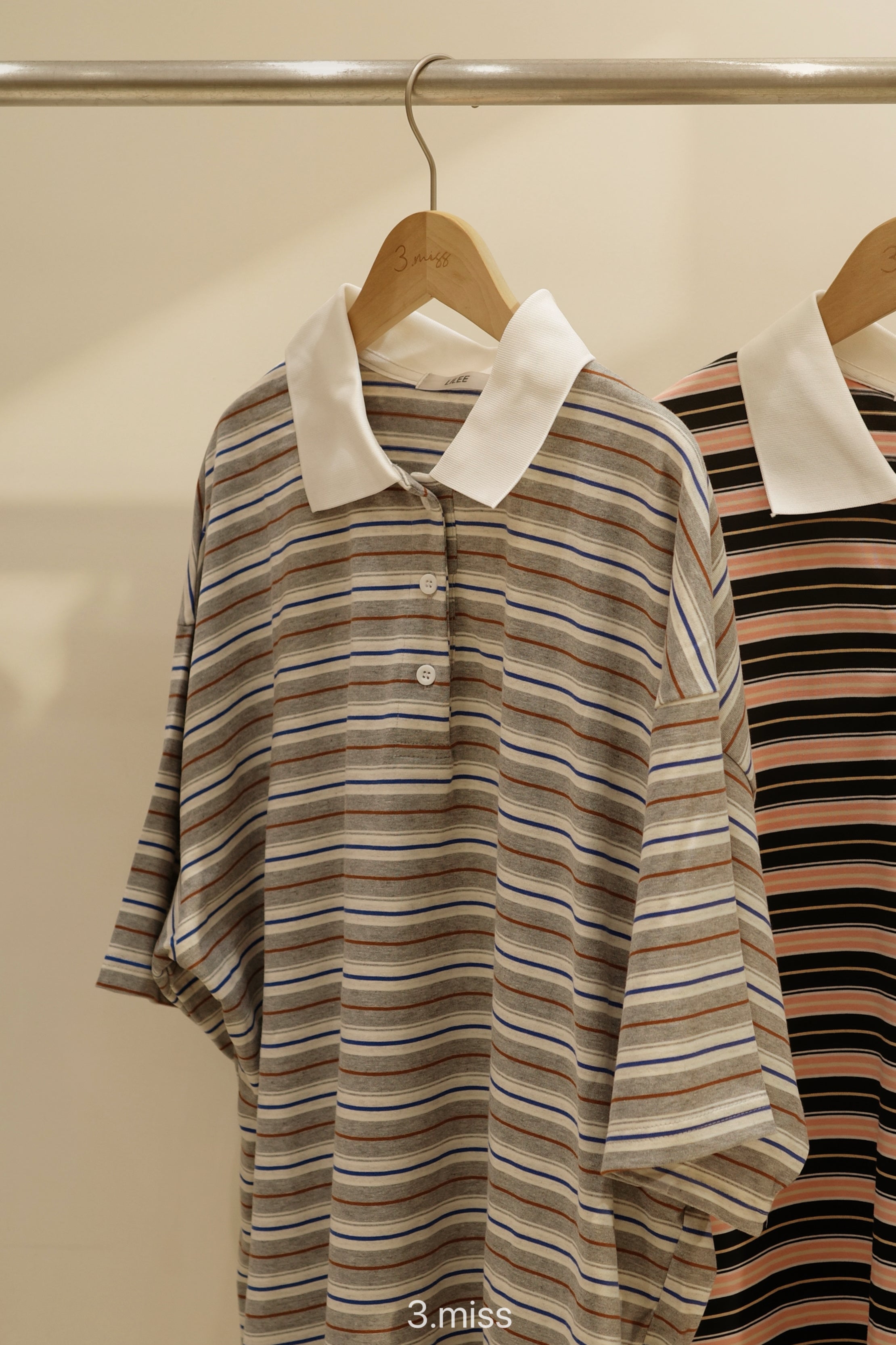 條紋polo