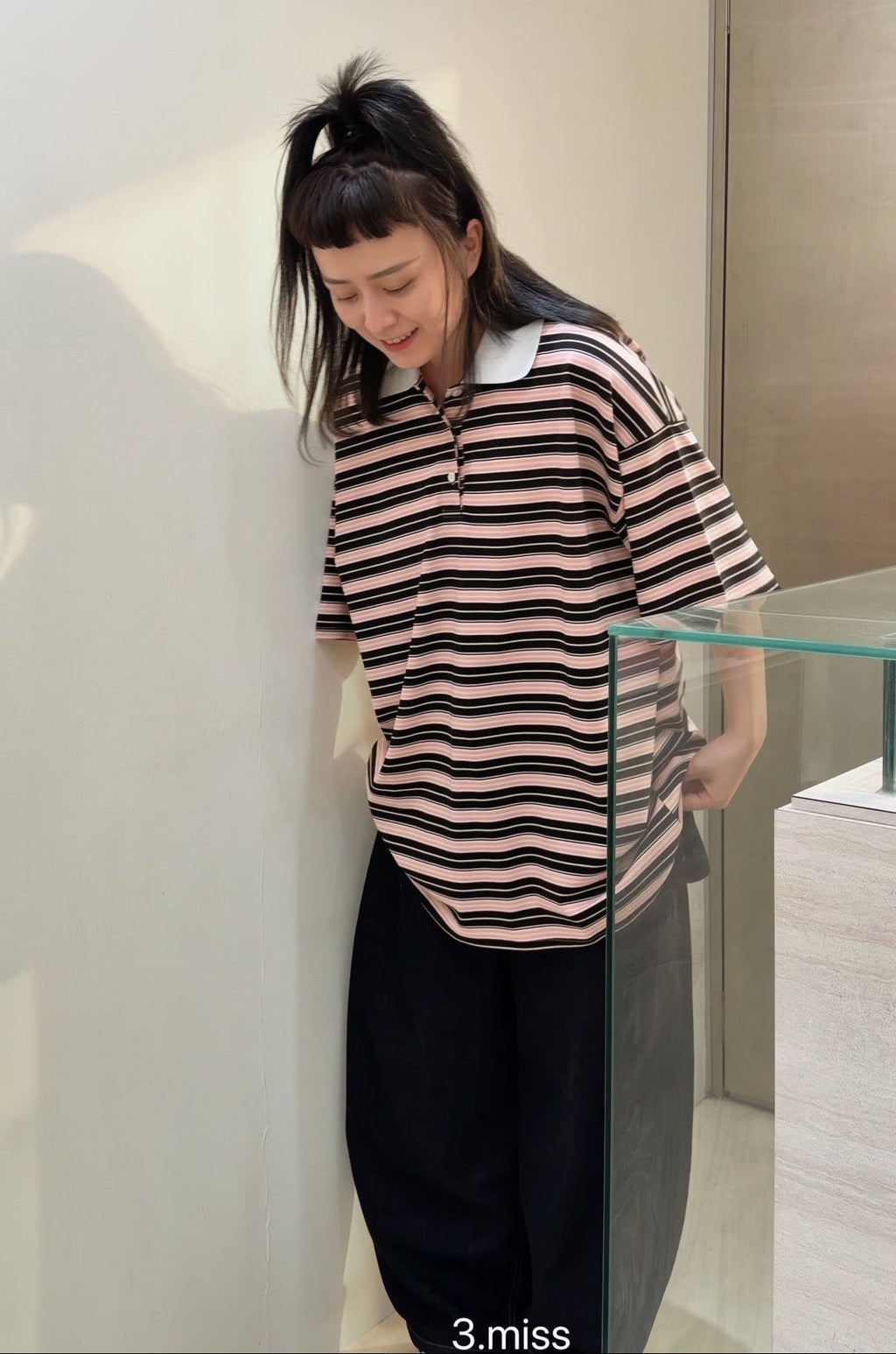 條紋polo